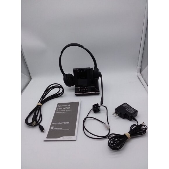 Plantronics SAVI W720 Multi Device Wireless Headset System Bluetooth Box Manual - Picture 5 of 15